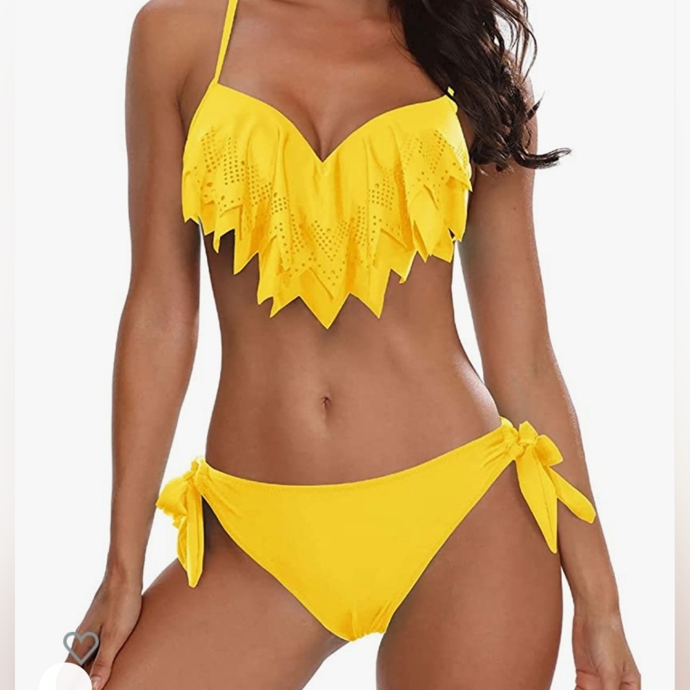 Holipick Women Two Piece Swimsuit Push Up Underwire Bikini Sets Sexy Bathing Sui